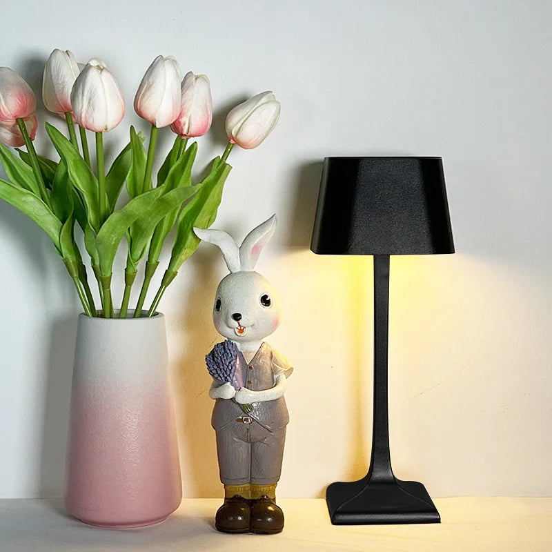 Maliben | Seraphine Lumière - Wireless Rechargeable Led Usb Square Table Lamp