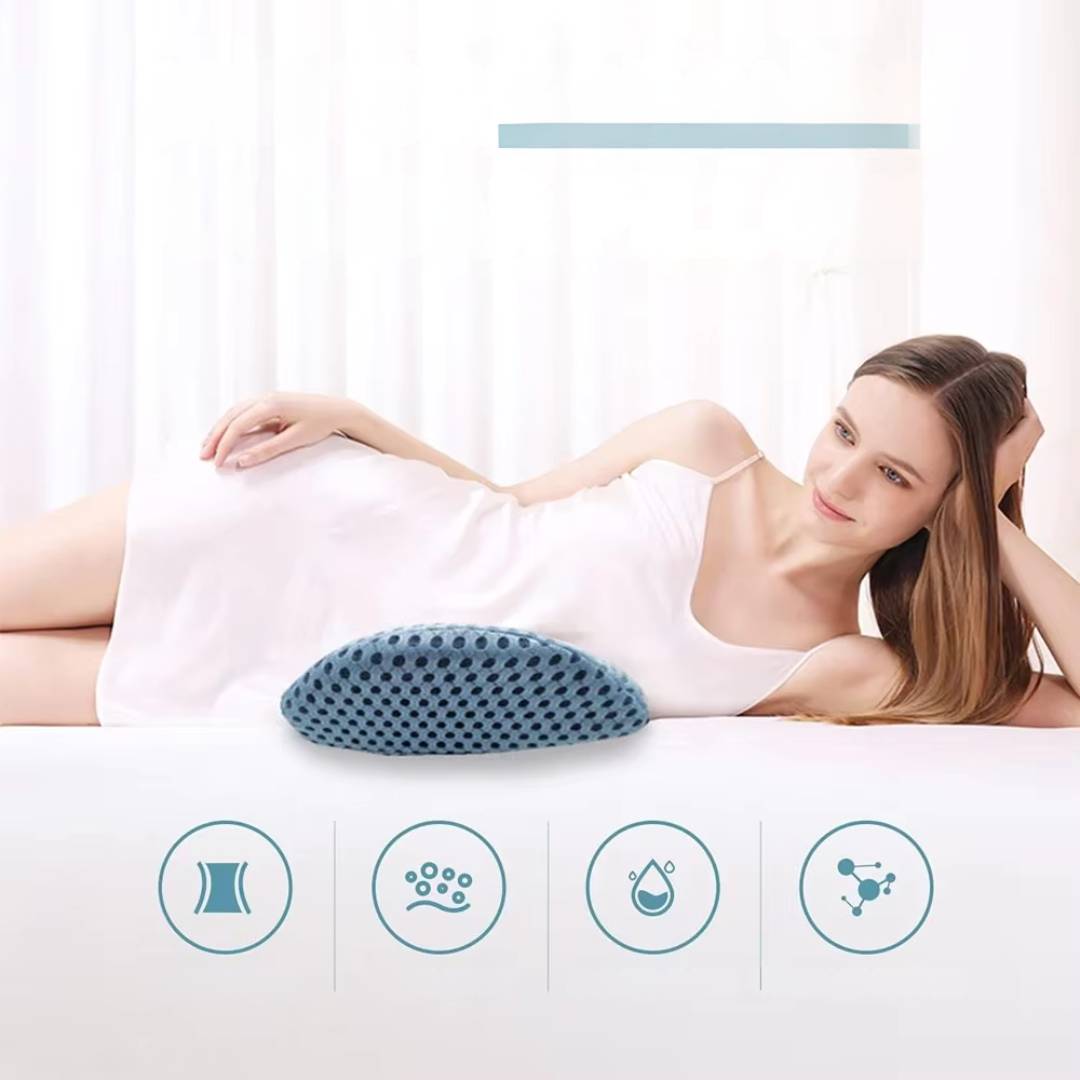 Maliben | BackcomFort Lumbar Cushion – Ergonomic Support Cushion for Back And Spine