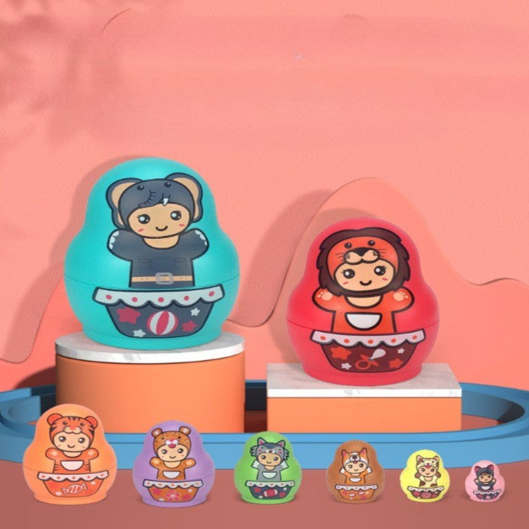 Maliben | Educational Colorful Kids Matryoshka Dolls