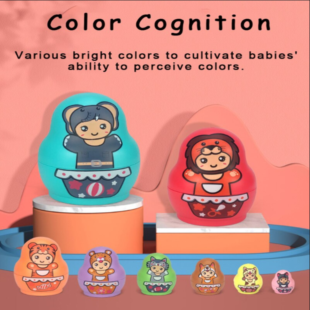 Maliben | Educational Colorful Kids Matryoshka Dolls
