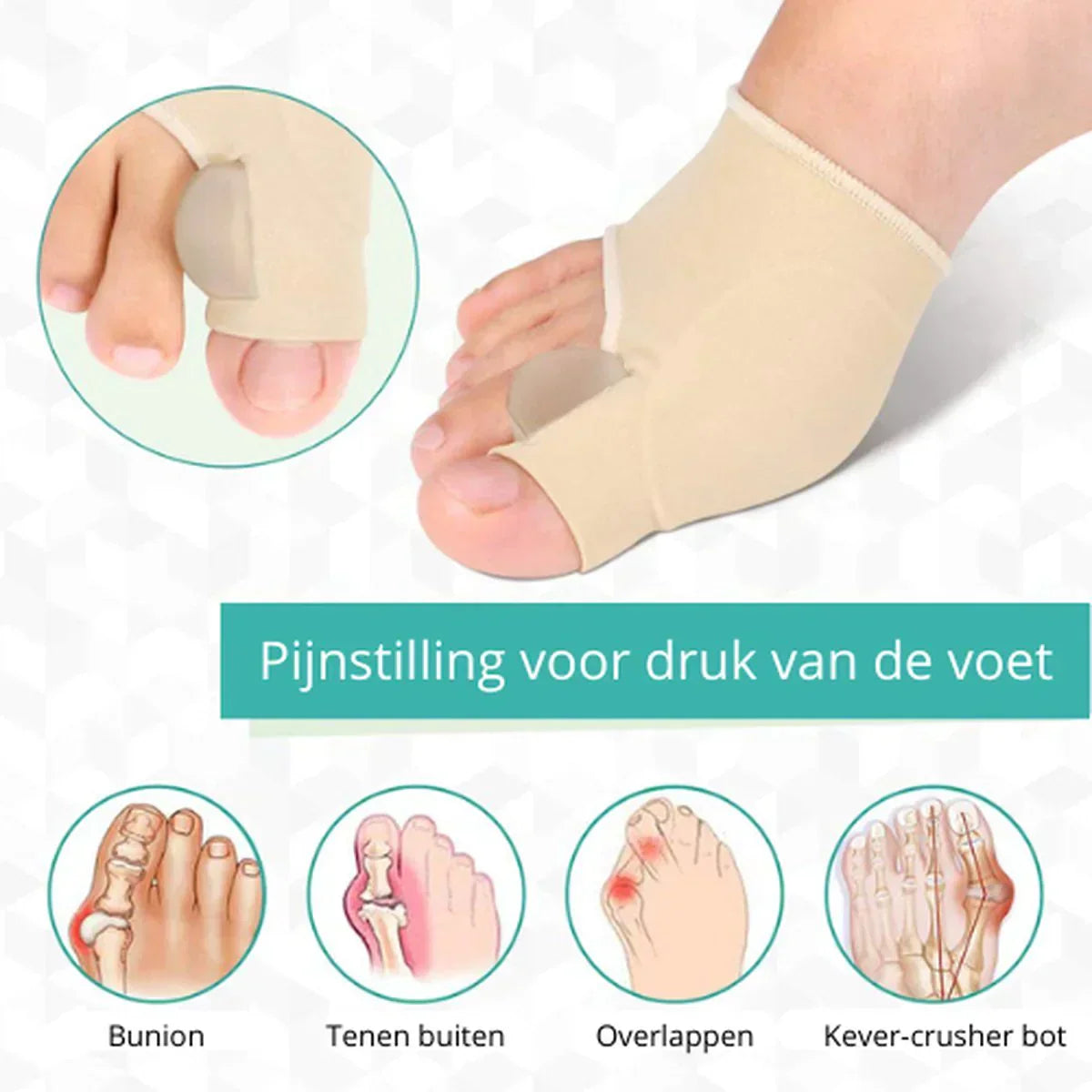 Maliben | Compresscare Toe Corrector For Hallux Valgus – ComFort for Your Feet