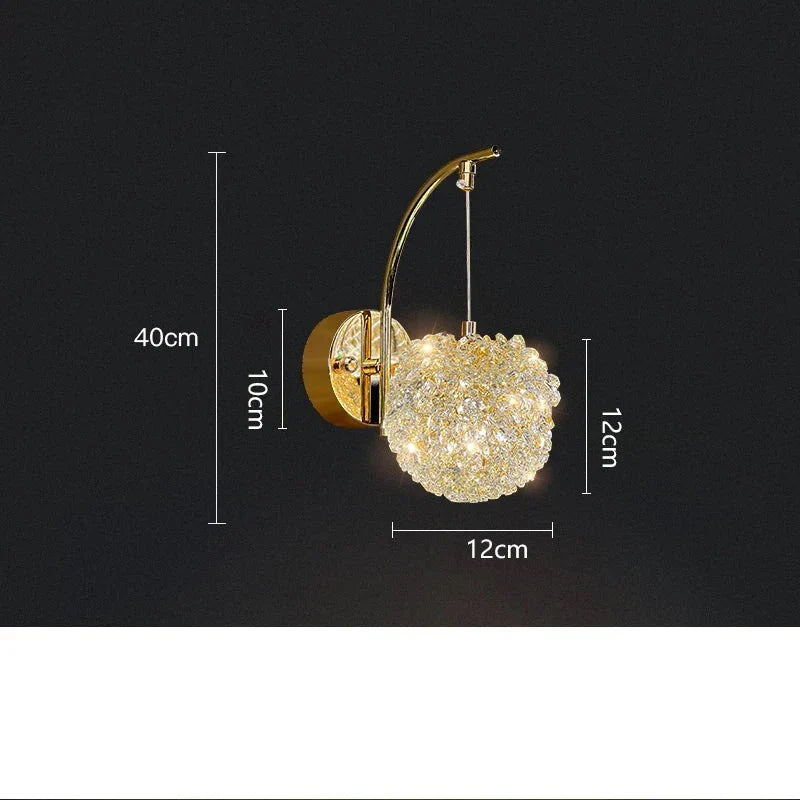 Maliben | Luxury Wall Lamp Of Crystal - Refined Lighting For Your Interior