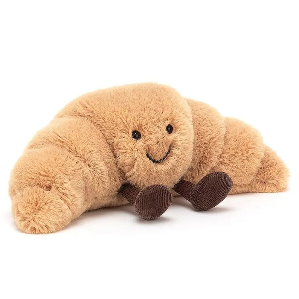 Maliben | Croissantcuddle Cuddly | Soft Plush Pillow 33 Cm, Light Brown – Joy And ComFort for Everyone