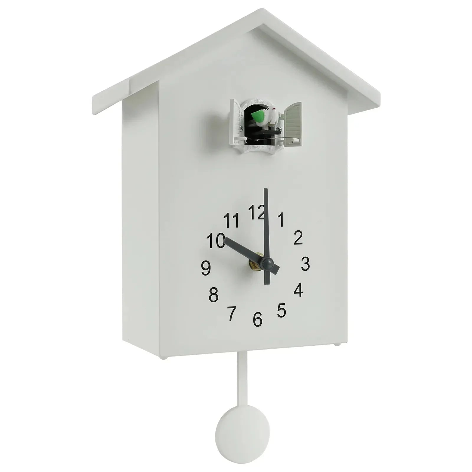 Maliben | Cuckoo Clock Cuckoo Sound Clock with Pendulum Delicate Cuckoo Clock Bird Battery Operated Cuckoo Wall Clock for Living Room Decor