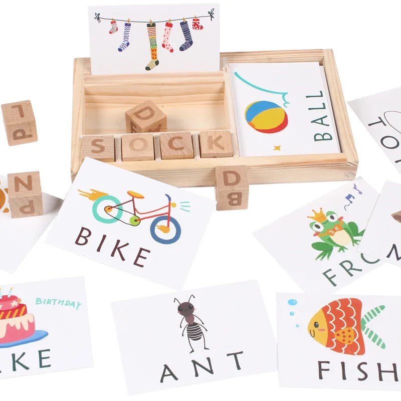 Maliben | Wordmaster | Learn English Playfully With An Educational Puzzle - Stimulates Creative Play And Language Skills
