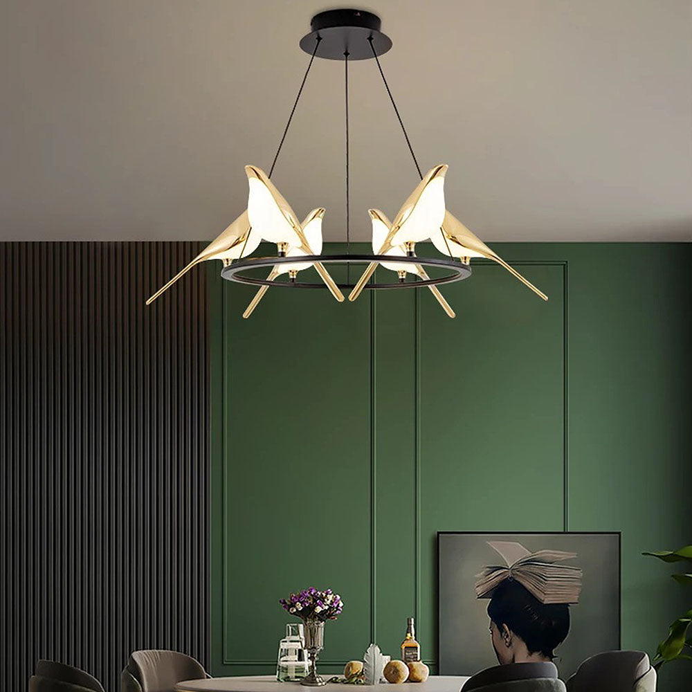 Maliben | Birdlume Light – Unique Led Pendant Lamp With Bird Design