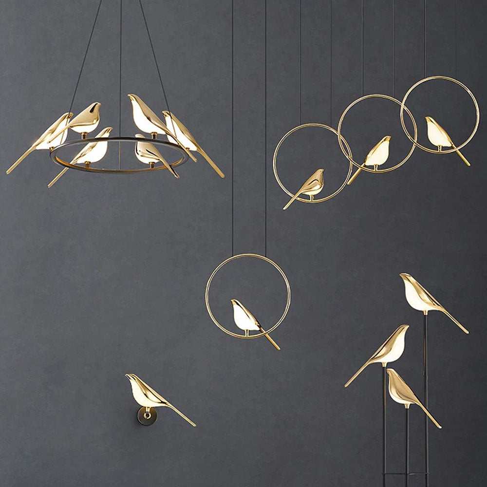 Maliben | Birdlume Light – Unique Led Pendant Lamp With Bird Design