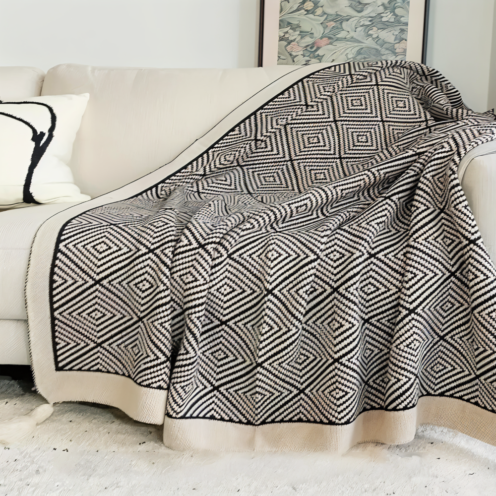 Maliben | Geocomfort Fleece Blankets – Soft, Lightweight Polyester With Modern Print