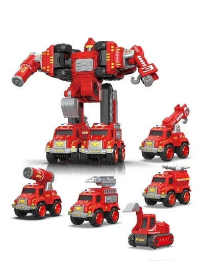 Maliben | 5in1 Transformer Car Play Set