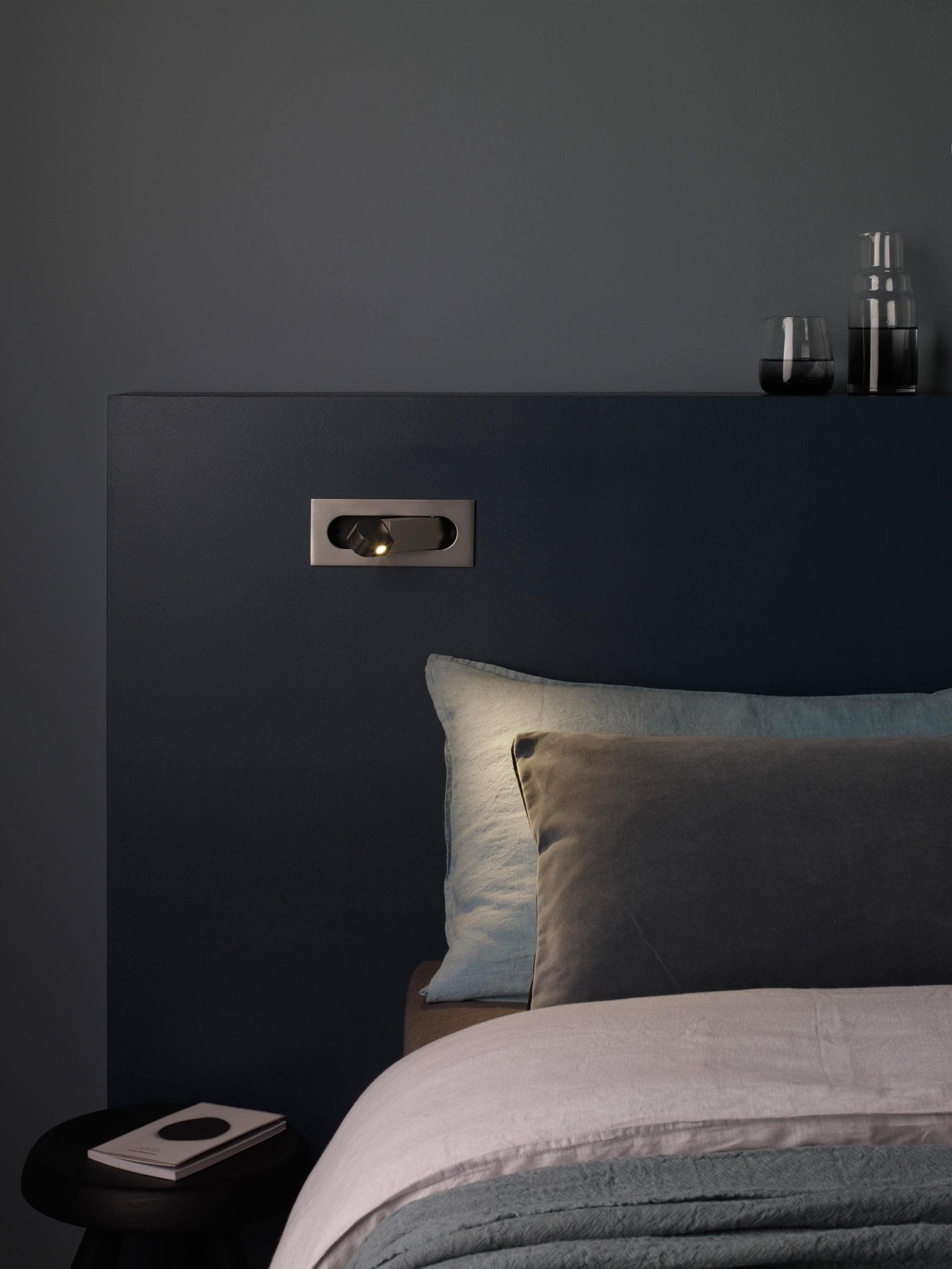 Maliben | Led Bedside Lamp Lumevia | 3 Light Colors | Aluminum Alloy | Ø19 Cm X H8 Cm | With Push Button