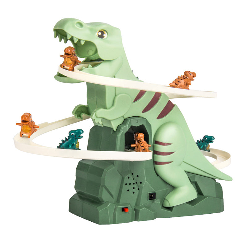 Maliben | Dinorace Interactive Racetrack | Cars With Automatic Climbing Function & Led, 3+ – Exciting Adventure With Dinosaurs