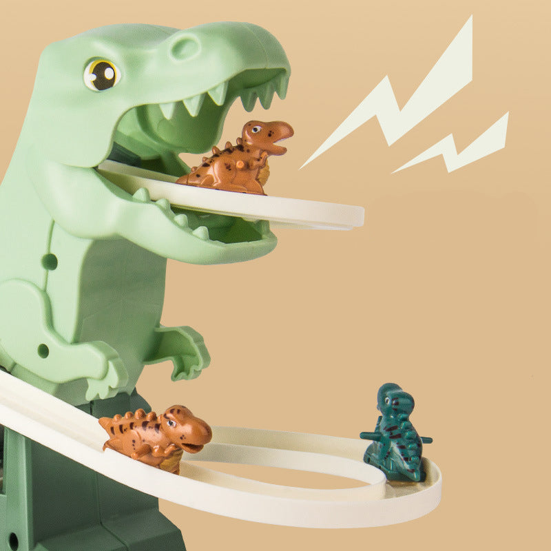 Maliben | Dinorace Interactive Racetrack | Cars With Automatic Climbing Function & Led, 3+ – Exciting Adventure With Dinosaurs