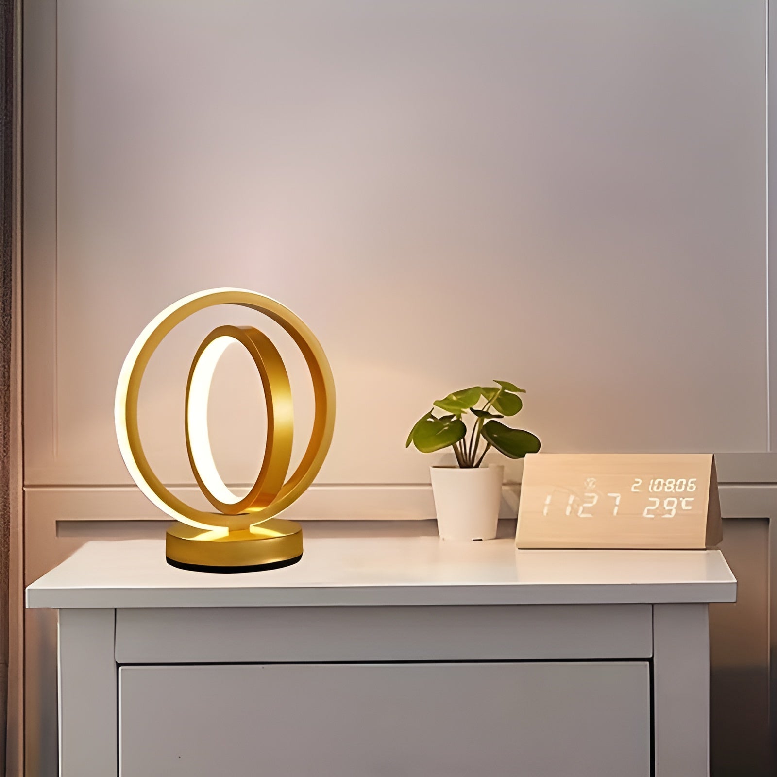 Maliben | Modern Dimmable Table Lamp - Stylish Metal Design With Usb