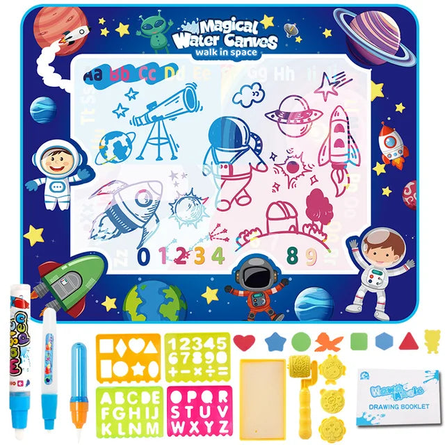 Maliben | Aquafun Mat | Creative Without Mess - Magical Water Drawing Mat For Kids