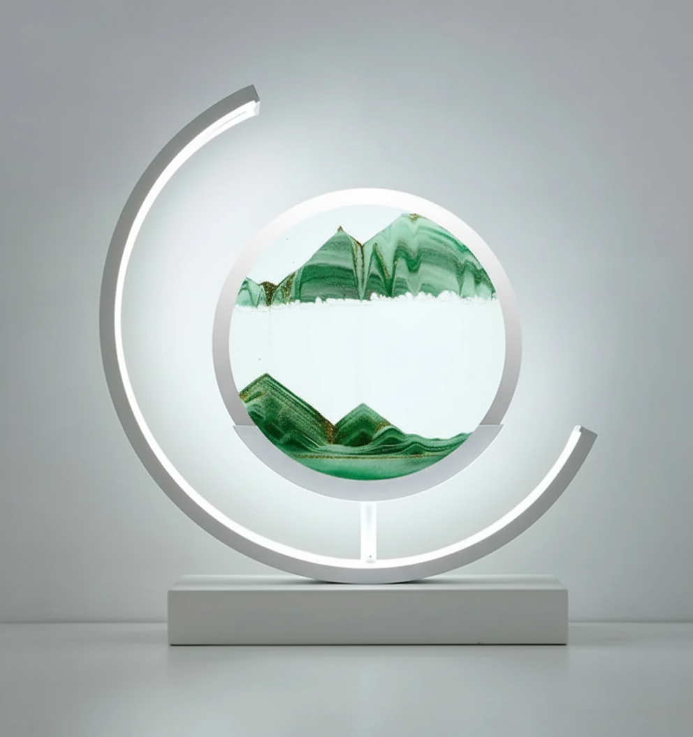 Maliben | Duneglow Table Lamp – HAndmade Mood Lamp With Soothing Light and Modern Design