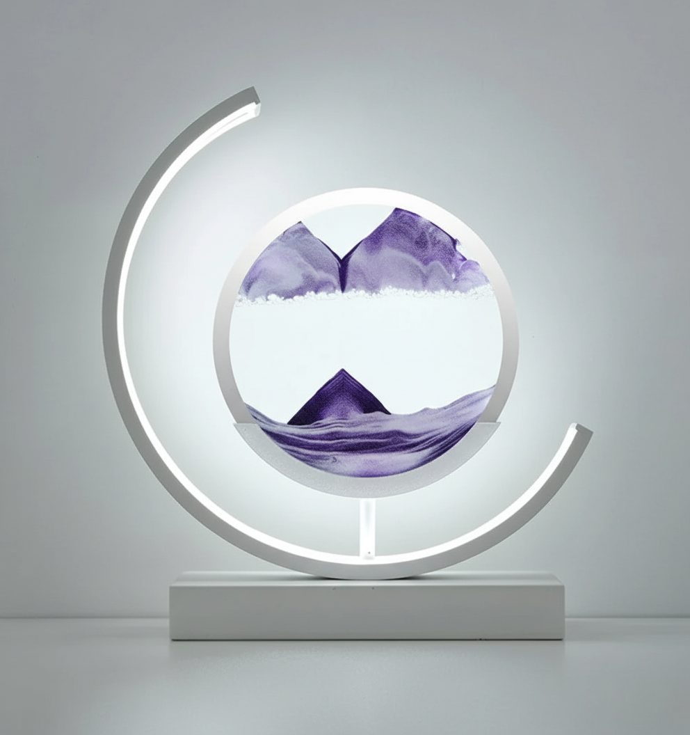 Maliben | Duneglow Table Lamp – HAndmade Mood Lamp With Soothing Light and Modern Design