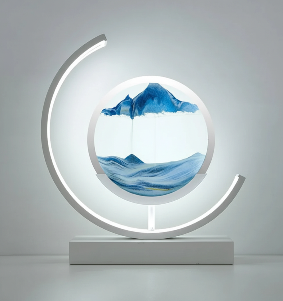 Maliben | Duneglow Table Lamp – HAndmade Mood Lamp With Soothing Light and Modern Design