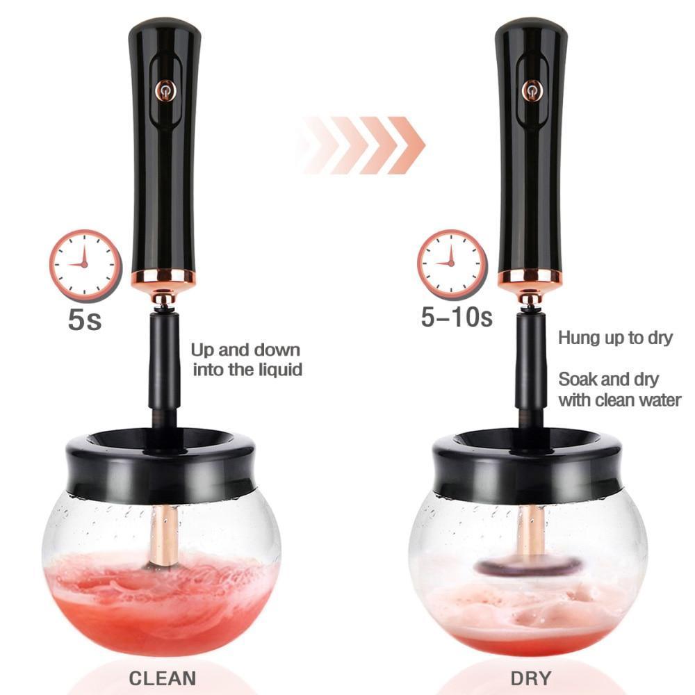 Maliben | Electric Makeup Brush Cleaner Convenient Cleanser Cleaning Tool