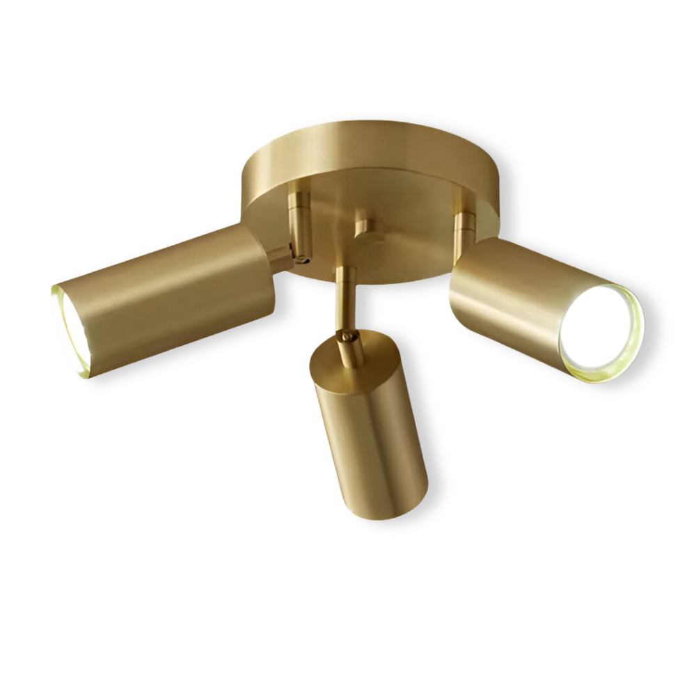 Maliben | Brass Led Ceiling Lamp Modern Design