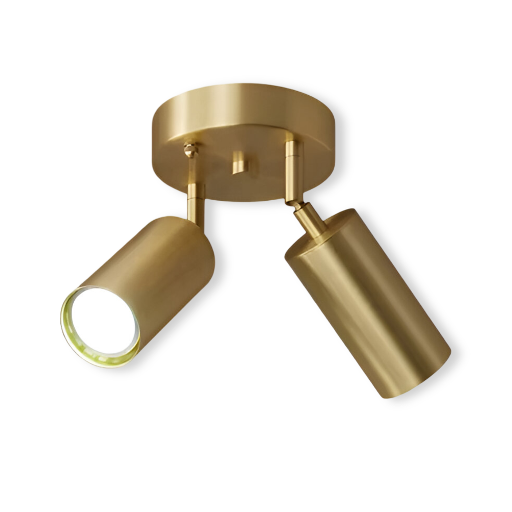Maliben | Brass Led Ceiling Lamp Modern Design