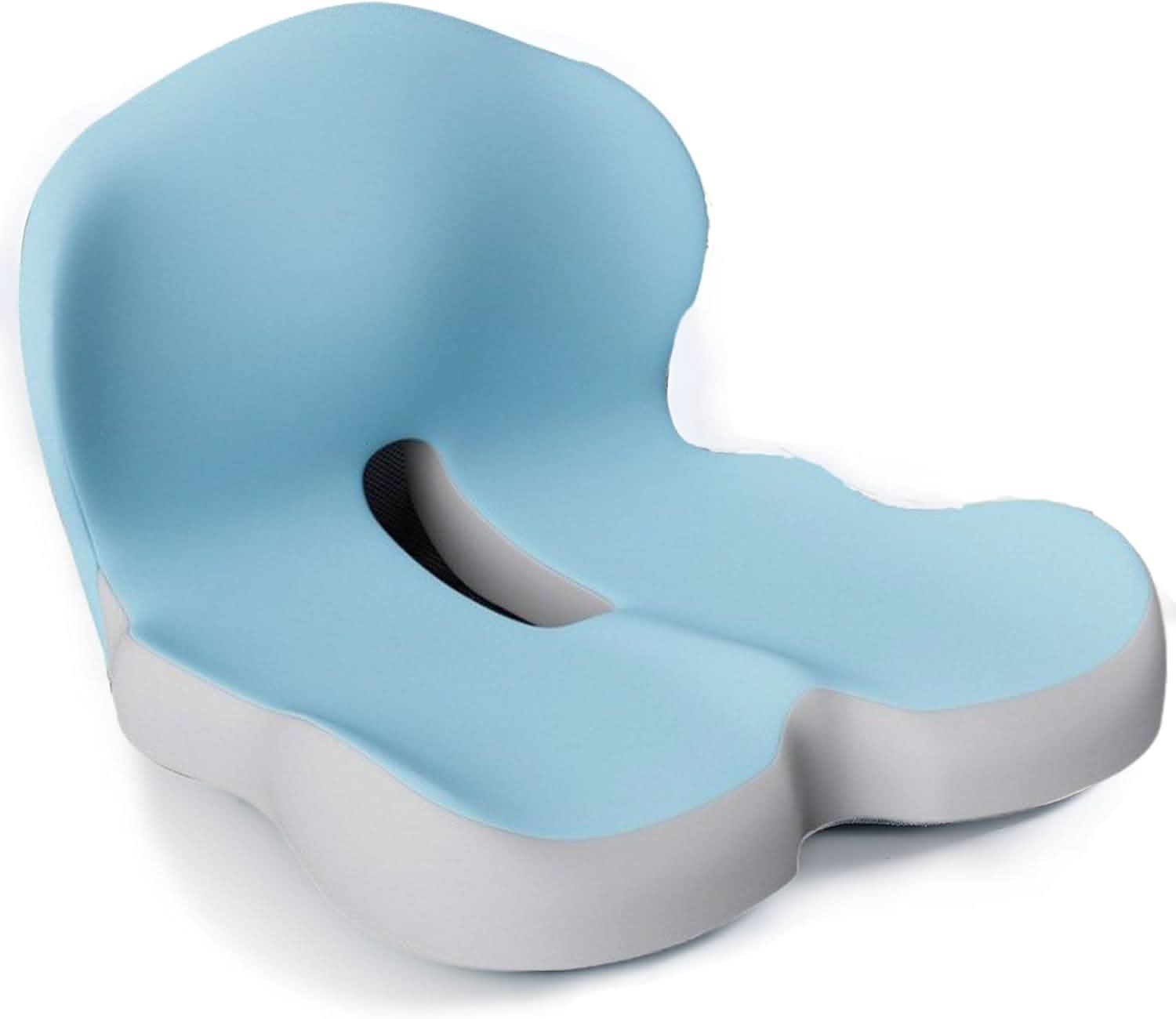 Maliben | ErgocomFort Seat Cushion – Ergonomic Memory Foam Cushion for Back Support And Comfort