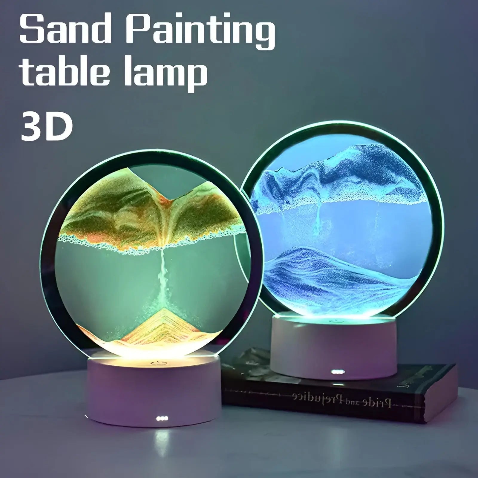 Maliben | Enchanting Quicksand Art Lamp – Magical Animation Lighting For Any Interior