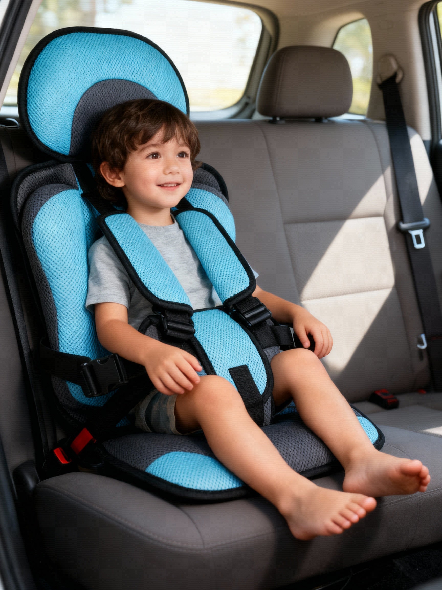 Maliben Travel Car Seat Portable Toddler Booster Safety Compact Harness Foldable