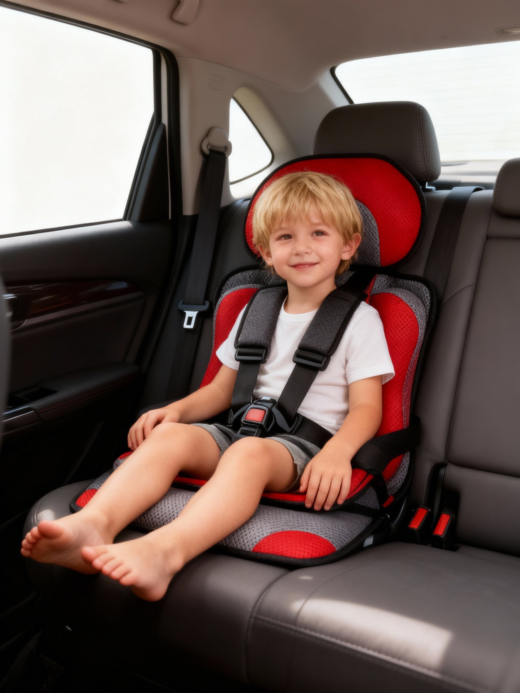 Maliben Travel Car Seat Portable Toddler Booster Safety Compact Harness Foldable