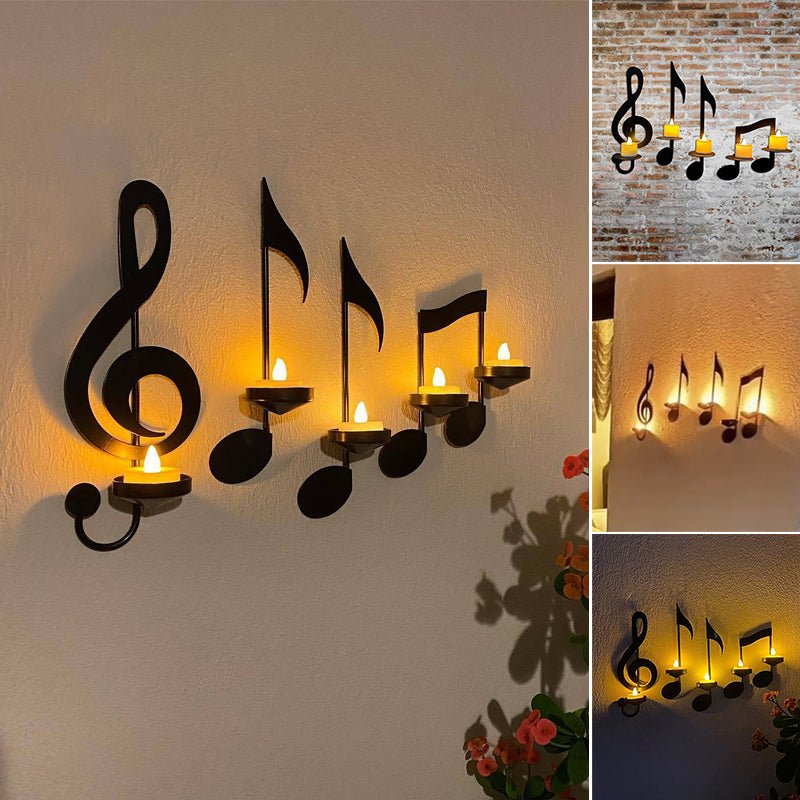 Maliben | Lyricglow - Elegant Chandelier - Music Note - Chic Ambiance