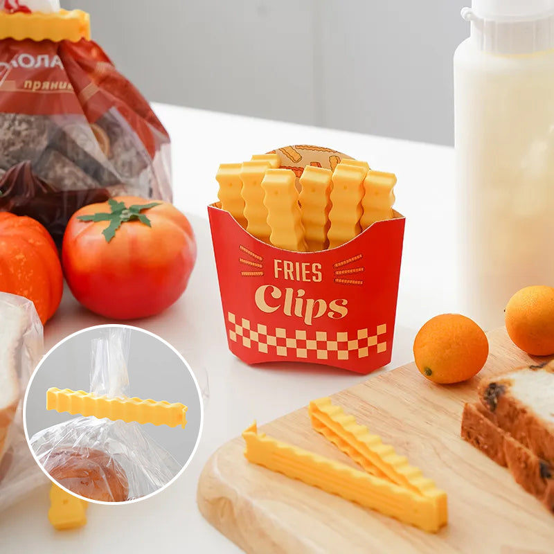 Maliben | Funny Magnetic French Fries Food Closure Clip