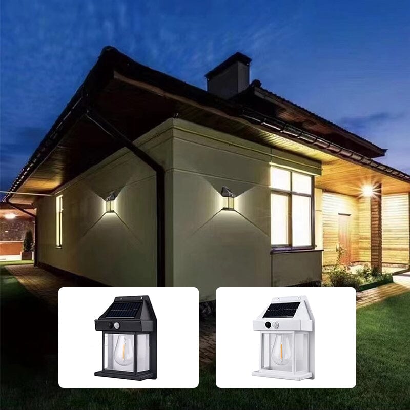 Maliben | Solar Wolfram Wall Light For Outdoor Use