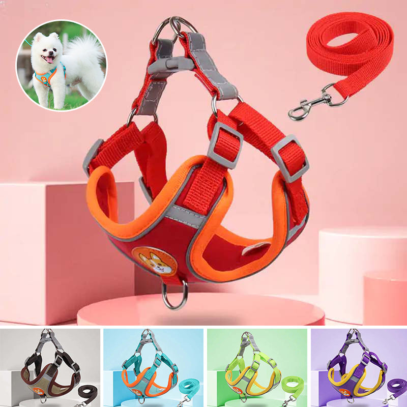Maliben | Reflective Pet Harness and Leash Set