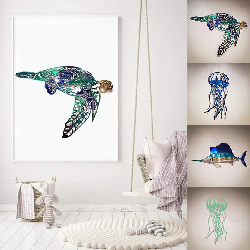 Maliben | Sea Creature Ornaments Made Of Metal