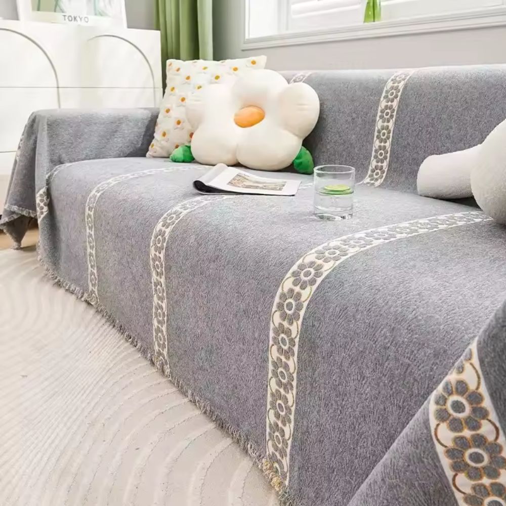 Maliben | Flourish Leaf Sofa Cover