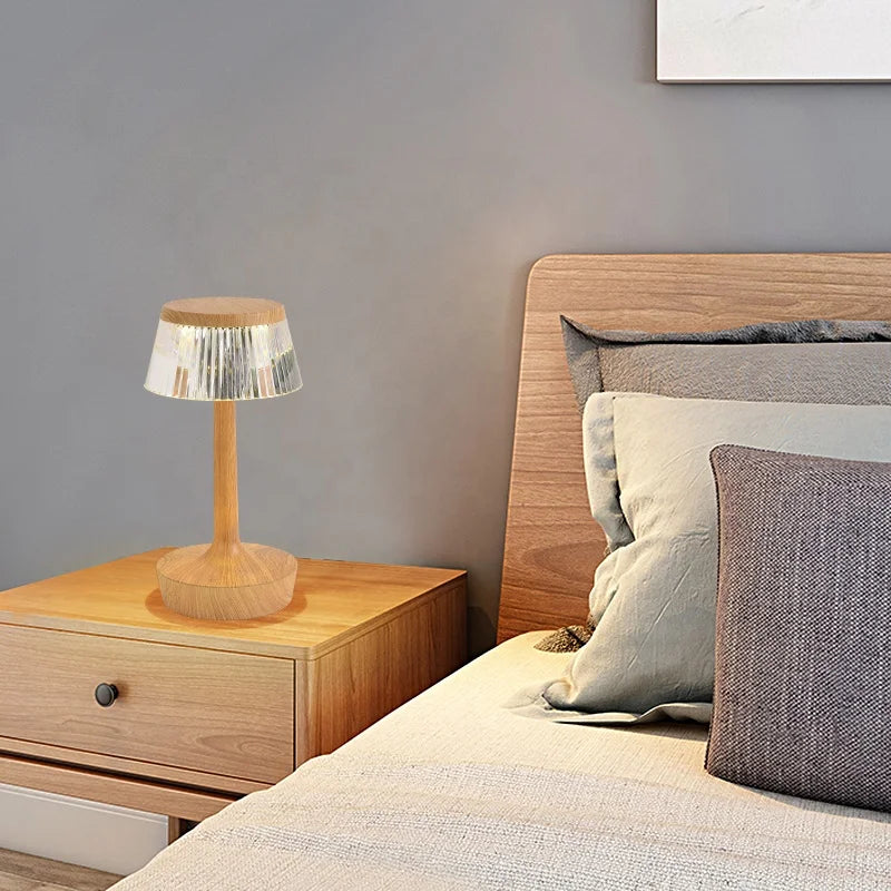 Maliben | Crystal Pendant - Rechargeable Wireless Table Lamp
