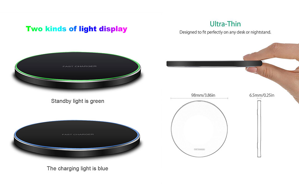 Maliben | 30w Fast Wireless Charging Pad | Premium Usb C Charging Cable Magsafe Charger For Apple Iphone, Samsung & Android - Fast Wireless Charging Pad