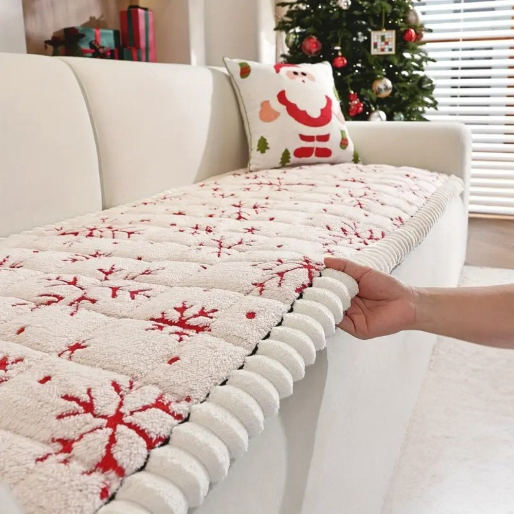 Maliben | Festive Holiday Winter Sofa Cover