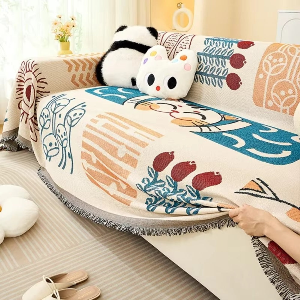 Maliben | Fiesta Woven Sofa Cover