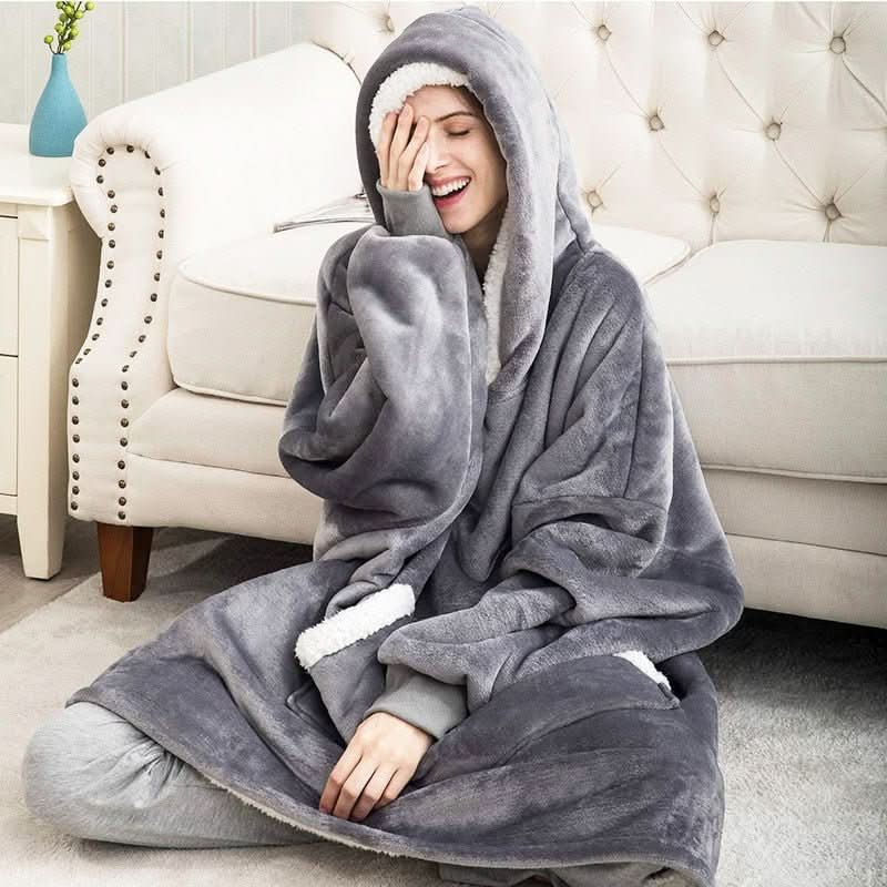 Maliben | Fleece Hoodie Blanket For Ultimate Comfort