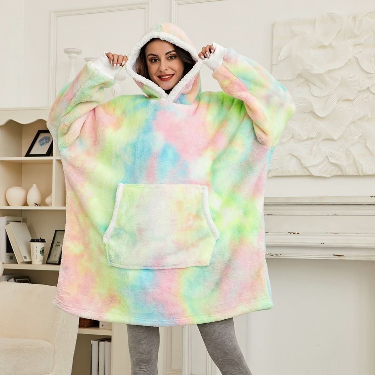 Maliben | Fleece Hoodie Blanket For Ultimate Comfort