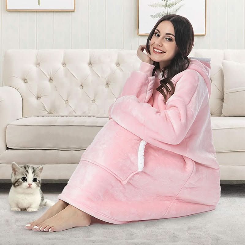 Maliben | Fleece Hoodie Blanket For Ultimate Comfort