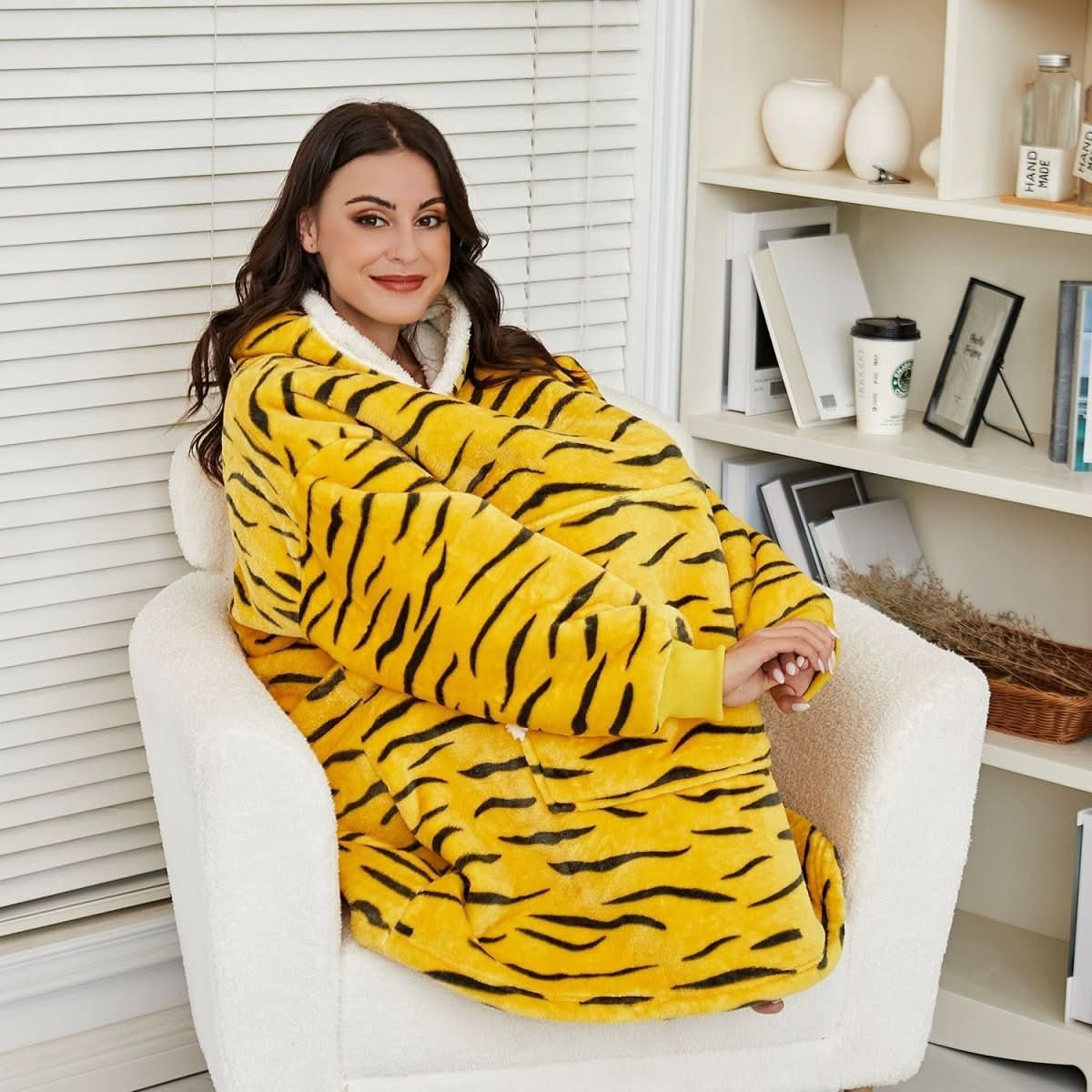 Maliben | Fleece Hoodie Blanket For Ultimate Comfort