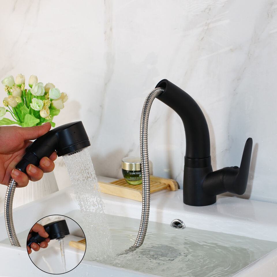 Maliben | Flexistream Adjustable Bathroom Faucet Pull-Out Elegant Finish