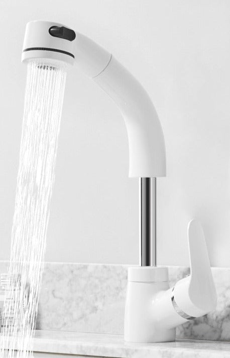 Maliben | Flexistream Adjustable Bathroom Faucet Pull-Out Elegant Finish