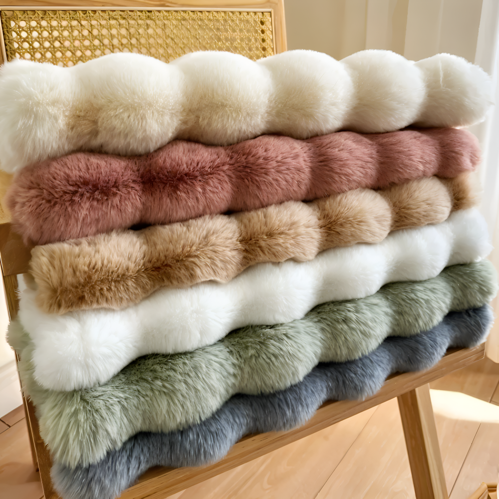 Maliben | Round Soft Non-Slip Doormat – Cozy Fleece Home Decoration