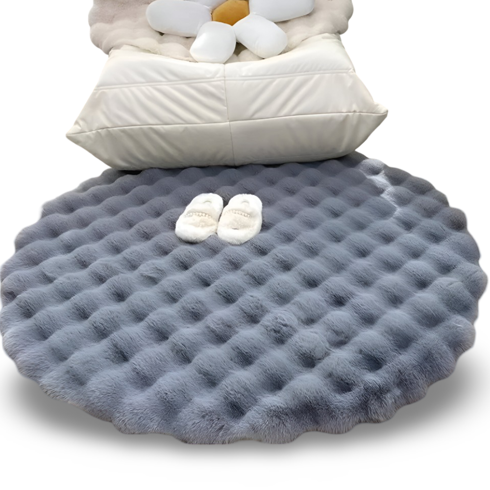 Maliben | Round Soft Non-Slip Doormat – Cozy Fleece Home Decoration
