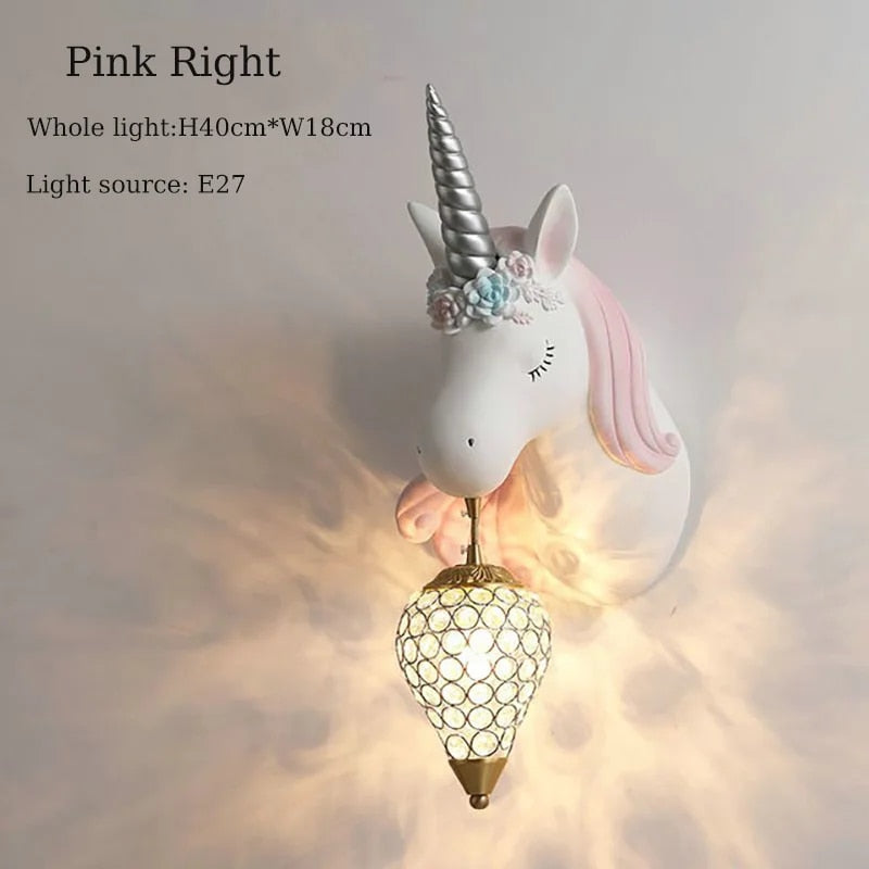 Maliben | Magical Unicorn Wall Lamp For Children – Playful & Warm Light