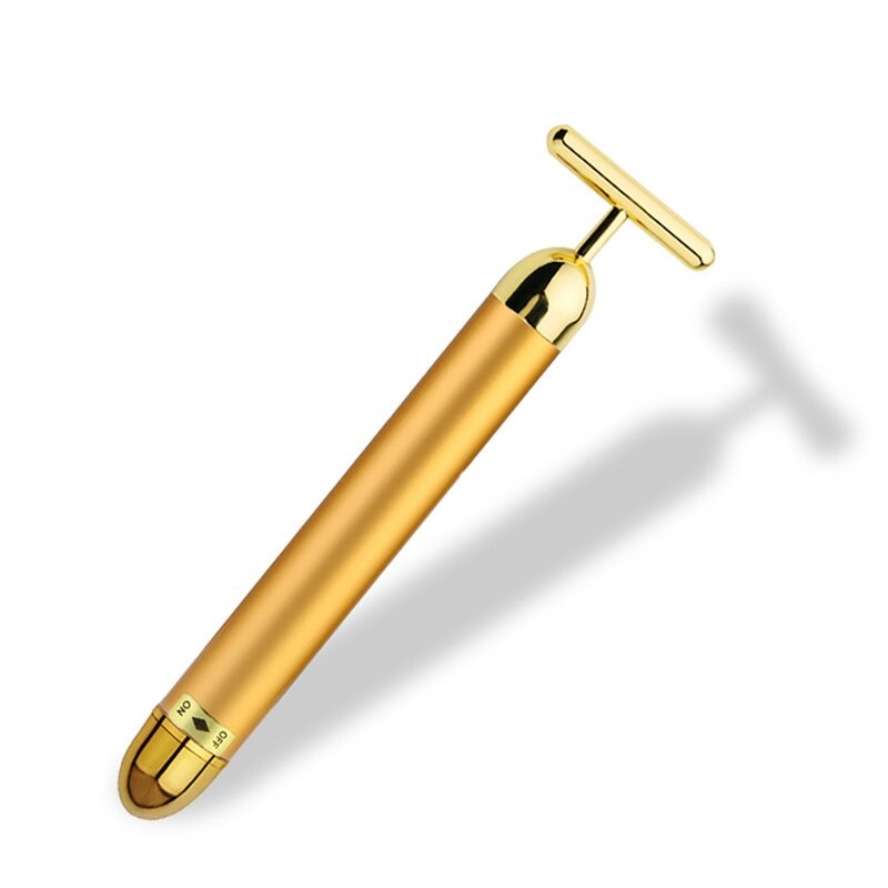 Maliben | Energy 24K Gold T Beauty Bar Facial Roller Massager