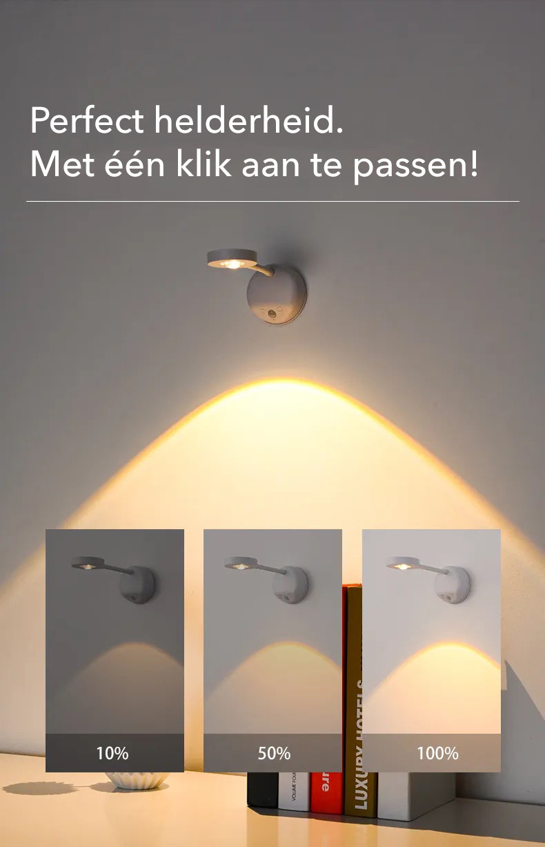 Maliben | Gallery Light - Stylish Wireless Rechargeable Wall Lamp