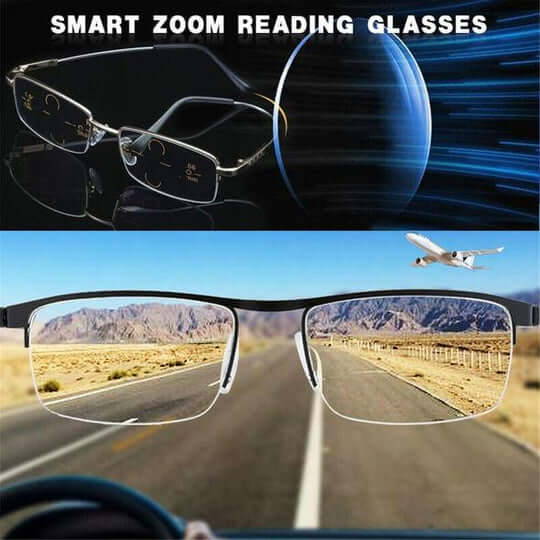 Maliben | Optivista Multifocal Glasses With Automatic Vision Adjustment And Blue Filter